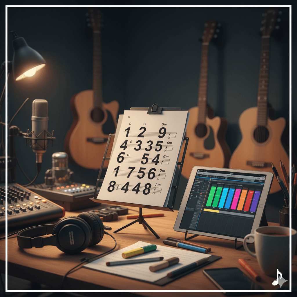 Session & Studio Charting with the Nashville Number System | JotChord